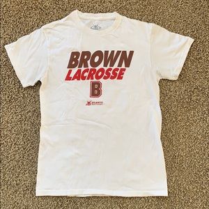 Brown University lacrosse t shirt